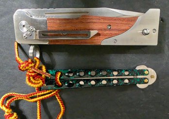 Large Folding Picket Knive & Butterfly Knife