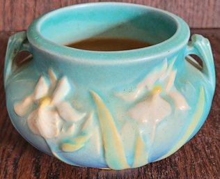 Vintage Roseville Art Pottery Iris Vase