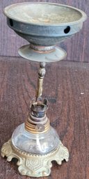 Antique Vapo Cresolene Kerosene Oil Lamp Vaporizer