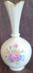 Vtg Lenox China Rose Porcelain Bud Vase