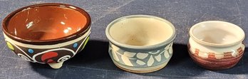 Lot Of Clay Bowls