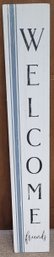 Wooden Welcome Sign