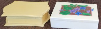 2 Vintage Trinket Boxes