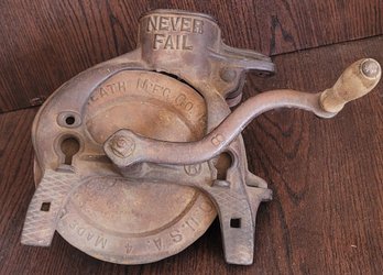 Never Fail Hand Crank Corn Sheller