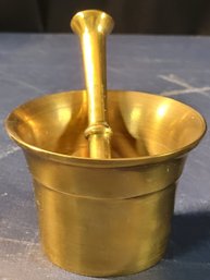 Brass Mortar And Pestle