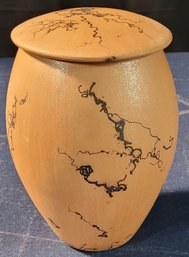 Horse Hair Pottery Pot