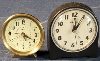 2 Vintage Alarm Clocks