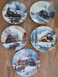 Ted Xaras Train Collector Plates