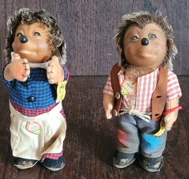 Vintage Original STEIFF Plush Micki & Mecki Hedge Hodge Couple - 7' Tall