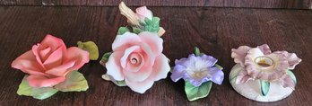 Porcelain Flower Lot