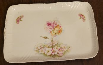 Vintage Porcelain Vanity Dresser Tray