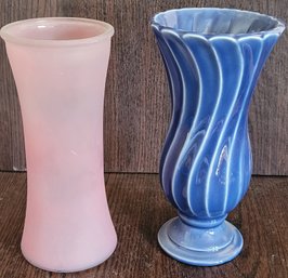 2 Large Vases