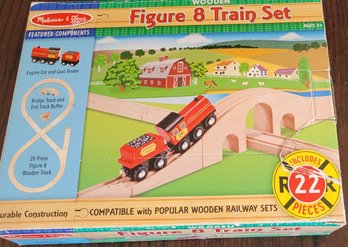 Melissa And Doug Wooden Train Set