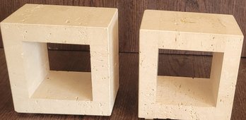 Square Block Book Ends
