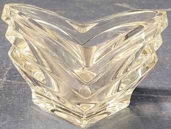 Vintage Mikasa Crystal Deco Votive Tea Light Candle Holder