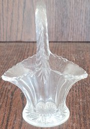 Small Clear Glass Basket