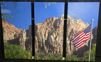 Three Panel Canvas Wall Art