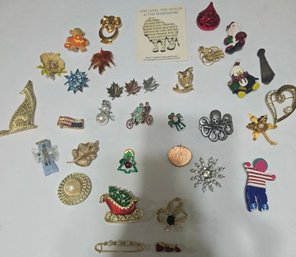 Collection Of Brooches
