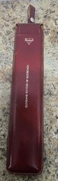 Vintage Leather Case Contains A Pickett Electronics Slide Rule
