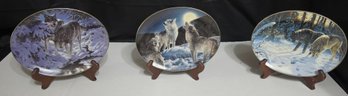 Wild Wings Winter Shadow Collector Plates