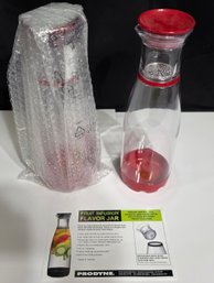 Pair Of Prodyne Fruit Infusion Flavor Jar (Red) -unused
