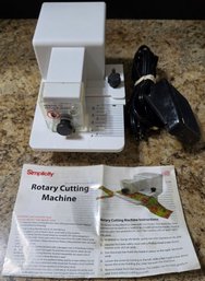Simplicity Rotary Cutting Machine - Untested