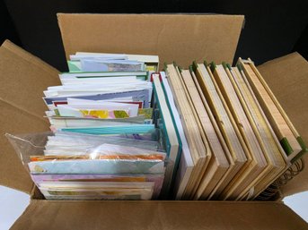 Collection Of Greeting Cards And Journals