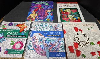 Unused Adult Coloring Books