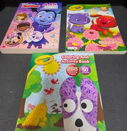 3 Children's Coloring Books