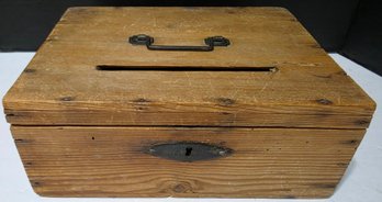 Appears To Be Old World Antique Fair Wooden Box