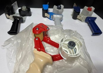 Group Of Tape Dispensers Including One New In Box
