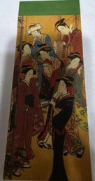 Vintage Japanese Rice Paper Wallet And Checkbook Cover