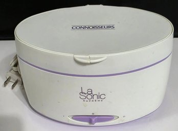 Connoisseurs LaSonic SafeWave Dual-Tank Sonic Jewelry Cleaner Machine - Turns On - Untested