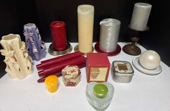 Collection Of Mixed Size Candles