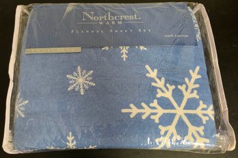 Twin Size Flannel Sheet Set - Unopened