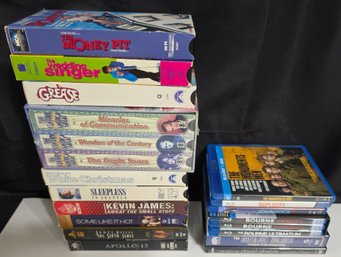 Collection Of VHS & DVD/Blu-ray Movies