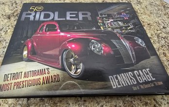 Book Titled '50 Years Of The Ridler: Detroit Autorama's Most Prestigious Award' By Dennis Gage