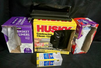 Lot # 1 - Opened Box Of Trash Bags