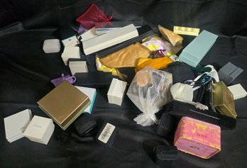 Collection Of Various Jewelry And Accessory Storage Boxes