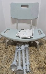 Medline Aluminum Frame Bath Bench - Unused