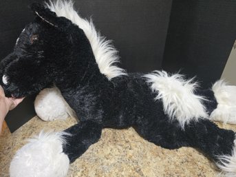 Large Fluffy Stuffed Horse