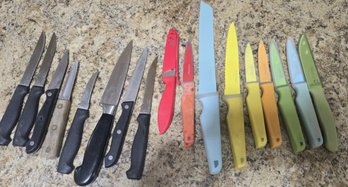Group Of Mixed Kitchen Knives