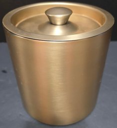 Appears To Be House Doctor Alir Brass-finish Ice Bucket Or Wine Cooler