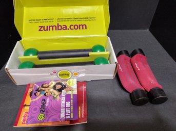 Zumba Fitness Workout Set With 2 AMF 2 Pound Hand Weights