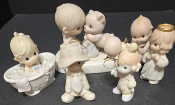 Group Of Precious Moments Ceramic Figurines And More
