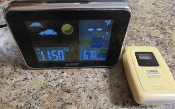 La Crosse Technology Wireless Color Weather Station- Turns On- Untested