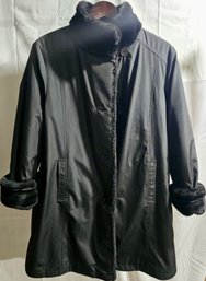 Marvin Richards Woman's Size Medium Reversible Coat