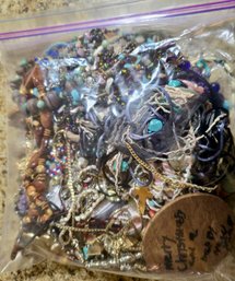 Gallon Sized Bag Of Mixed Consume Jewelry