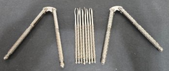 Vintage HMG Metal Nutcracker Set