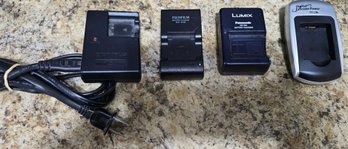 Collection Of Digital Camera Battery Chargers - Untested